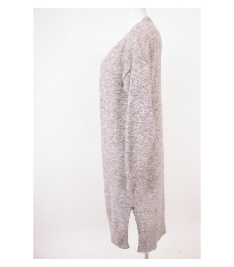 SCOTCH & SODA MAISON SCOTCH Damen Strickjacke Long Gr. XS Grau Mohair – Foto 3