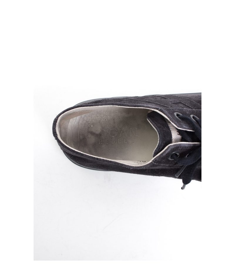 HOGAN Herren Sneaker HalbschuheSchwarzgrau Gr. USA 9,5 EU 43 Leder – Foto 4