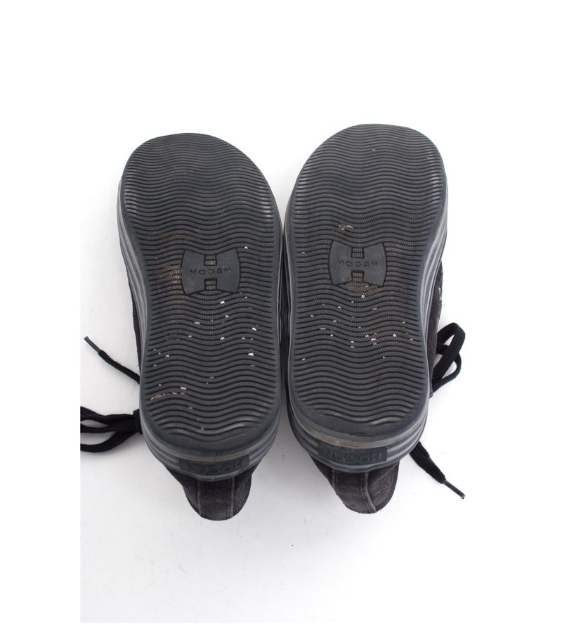 HOGAN Herren Sneaker HalbschuheSchwarzgrau Gr. USA 9,5 EU 43 Leder – Foto 5