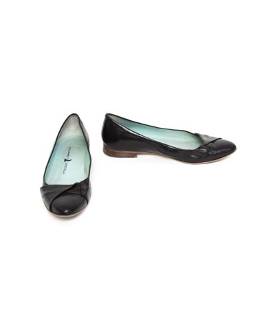 Sirenella Franco Ballin Damen Ballerinas Slipper Gr. EU 39 Schwarz Leder