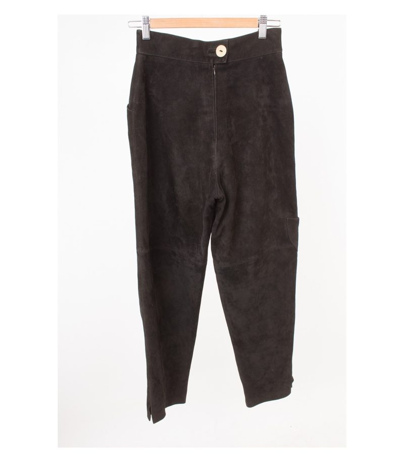 SPORTALM Damen Hose Trachtenhose Lederhose Veloursleder Gr. DE 36 Leder – Foto 2