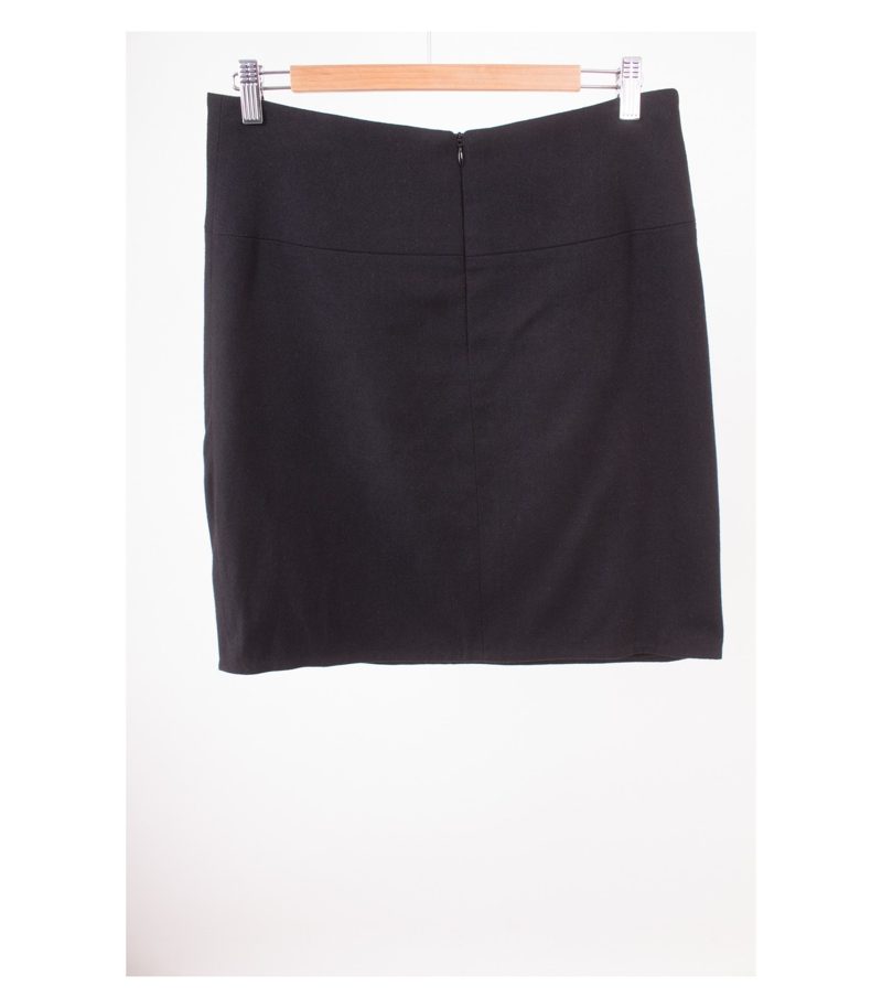 Damen Rock Wollrock Gr. DE 40 Schwarz – Foto 2