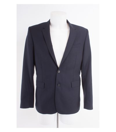 COS Herren Business Sakko Reine Gr. 48 Blau Wolle
