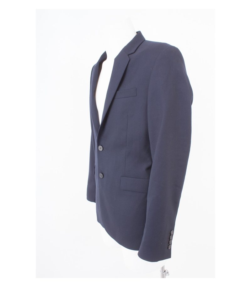 COS Herren Business Sakko Reine Gr. 48 Blau Wolle – Foto 3