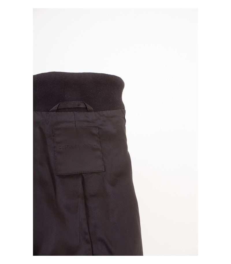 COSTUME NATIONAL Damen Jacke Wolljacke Gr. IT 40 DE 34 Schwarz – Foto 6