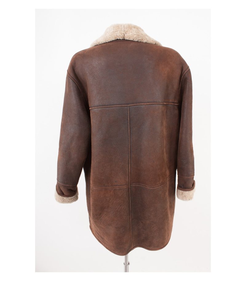 FORSTER CLASSIC Damen Mantel Lammfellmantel Gr. DE 40 Leder – Foto 4
