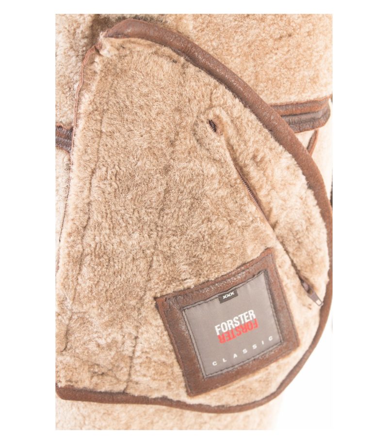 FORSTER CLASSIC Damen Mantel Lammfellmantel Gr. DE 40 Leder – Foto 8