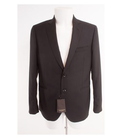 TRUSSARDI Herren Business - Sakko Reine Gr. 50 Schwarz Wolle Neu