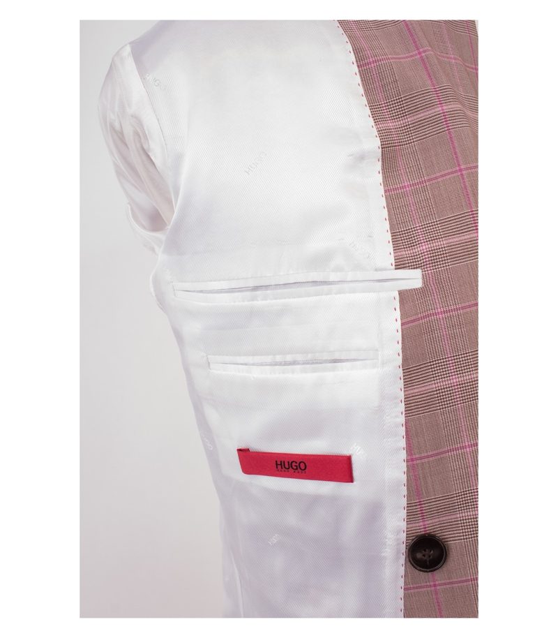 HUGO BOSS Herren MARZOTTO Extra Slim-Fit Sakko Business Doppelreihig Gr. 46 Neu – Foto 8