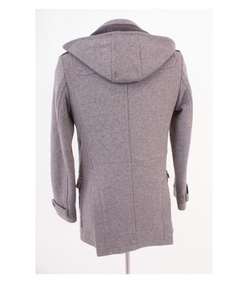 GAZZARRINI Herren Mantel Wollmantel Gr. 46 Grau Kaschmir Cashmere – Foto 5