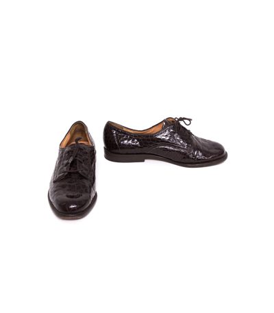 APOLLO Damen Halbschuhe Gr. UK 6 EU 39 Braun Leder
