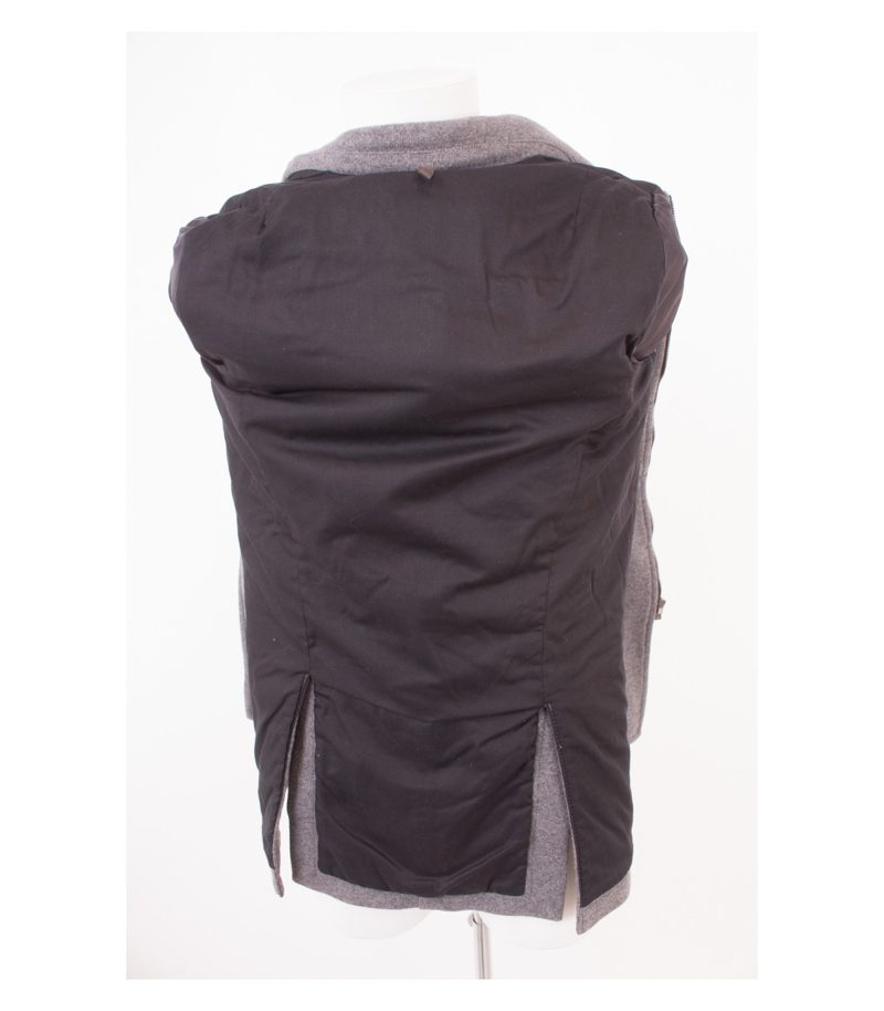 GAZZARRINI Herren Mantel Wollmantel Gr. 46 Grau Kaschmir Cashmere – Foto 6