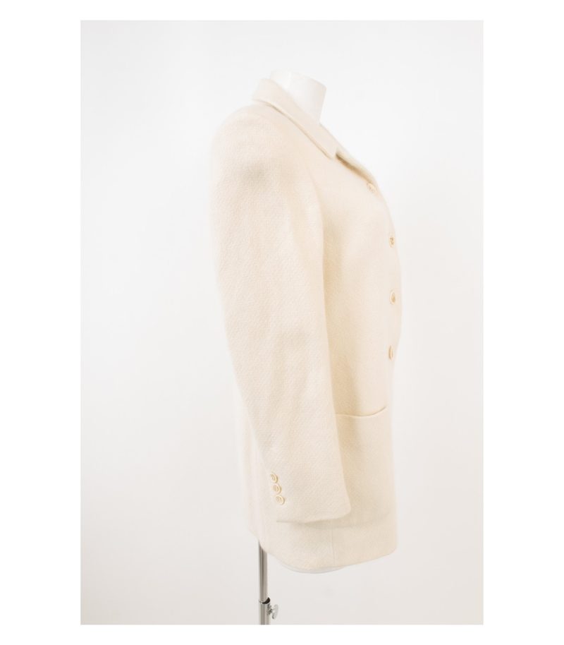 LUCIANO BARBERA Damen Blazer Kashgora Gr. IT 42 DE 36 Angora Wolle – Foto 2