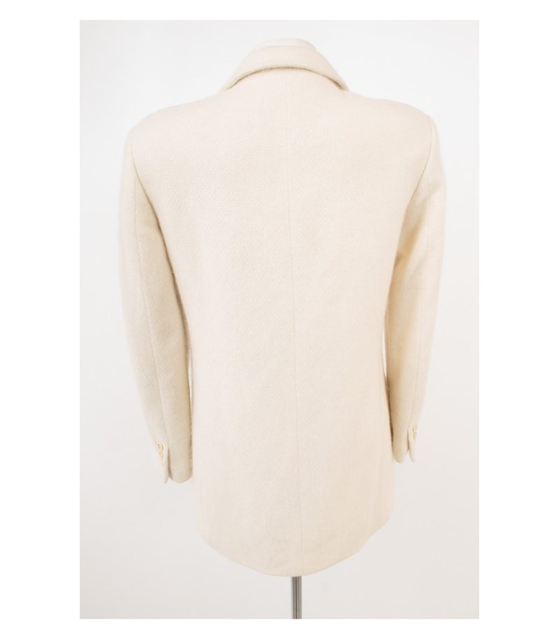 LUCIANO BARBERA Damen Blazer Kashgora Gr. IT 42 DE 36 Angora Wolle – Foto 4