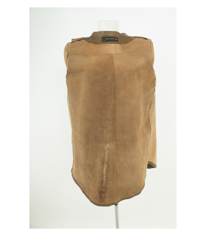 ZARA Damen WOMAN leichte Jacke Mantel Gr. DE 42 Leder – Foto 6