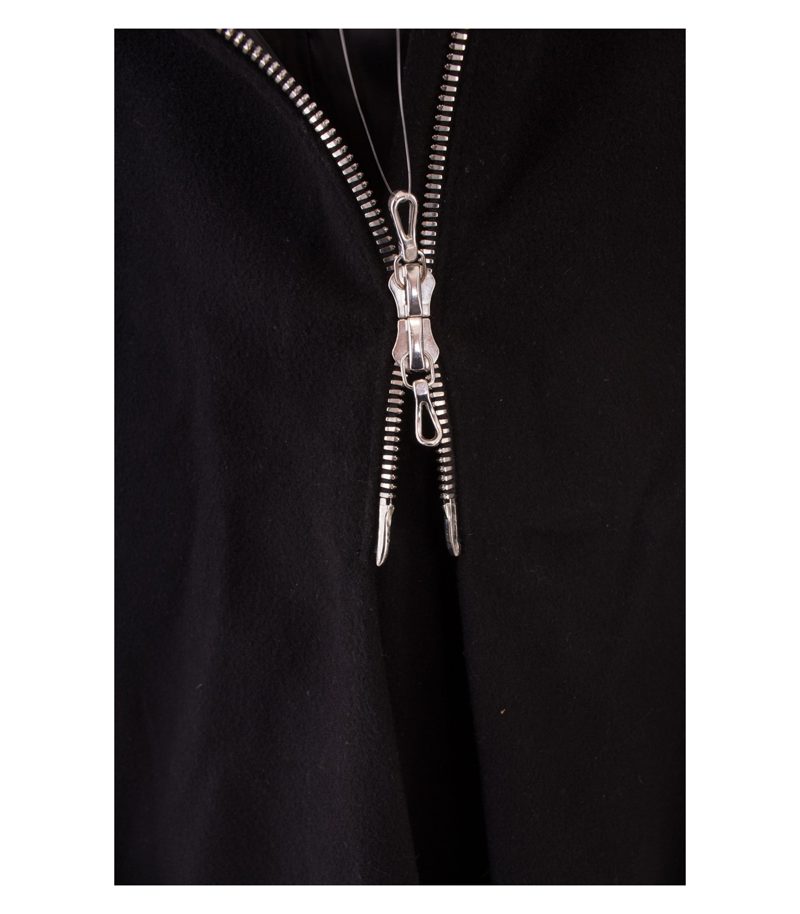 ST.EMILE Damen Rock Wollrock Gr. DE 36 Schwarz Wolle Kaschmir Cashmere – Foto 5