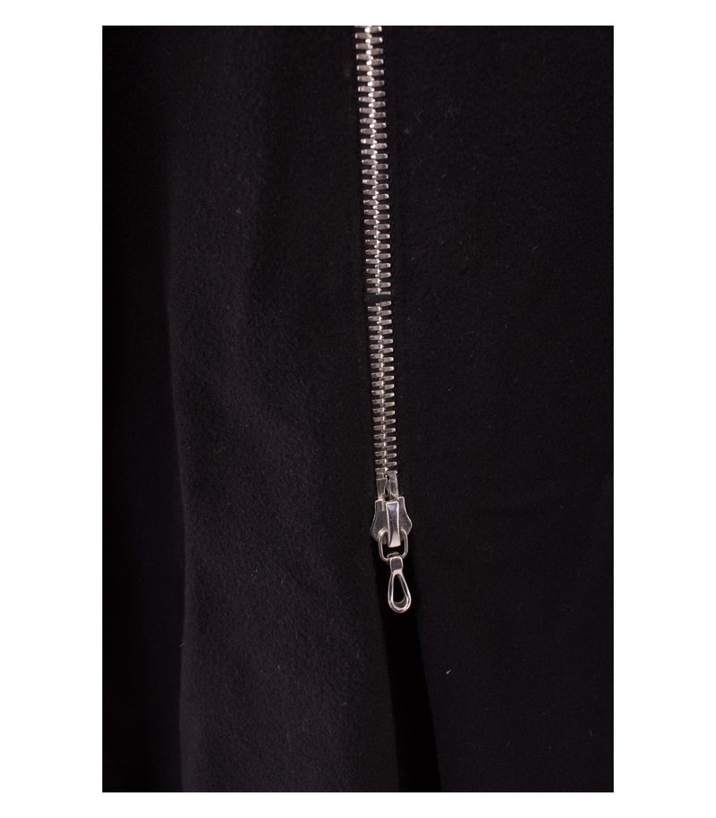ST.EMILE Damen Rock Wollrock Gr. DE 36 Schwarz Wolle Kaschmir Cashmere – Foto 6