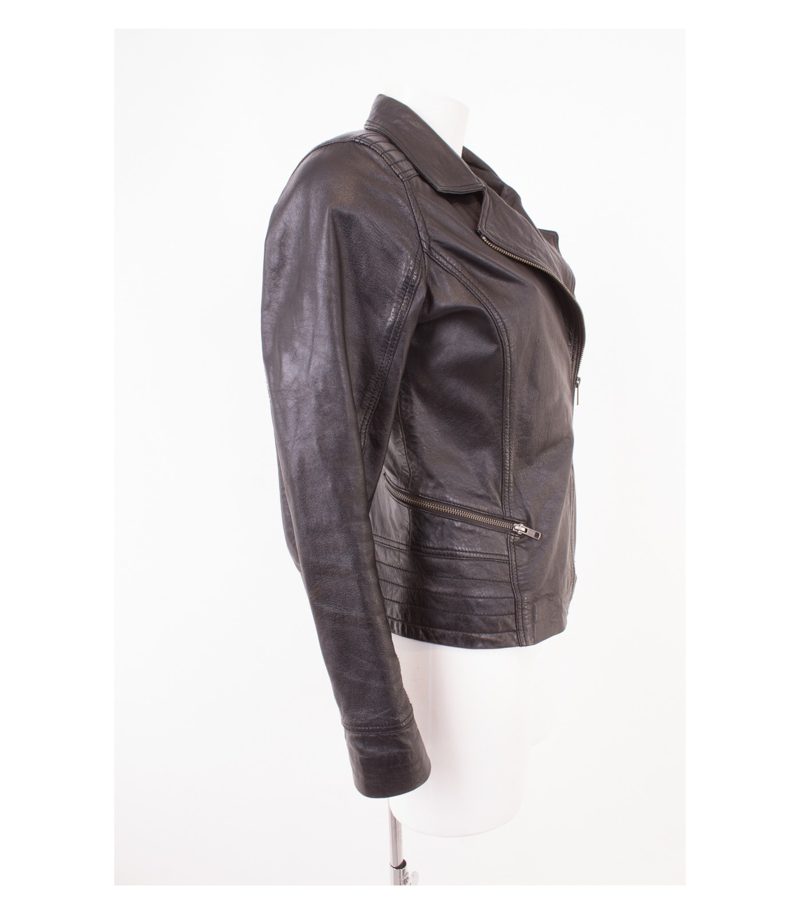 AIM Damen Lederjacke Gr. S Schwarz Leder – Foto 3