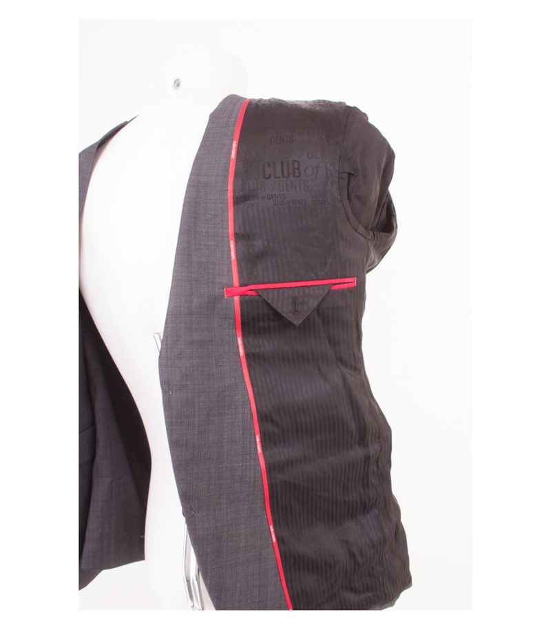 CLUB of GENTS Herren Sakko Gr. 48 Grau – Foto 9