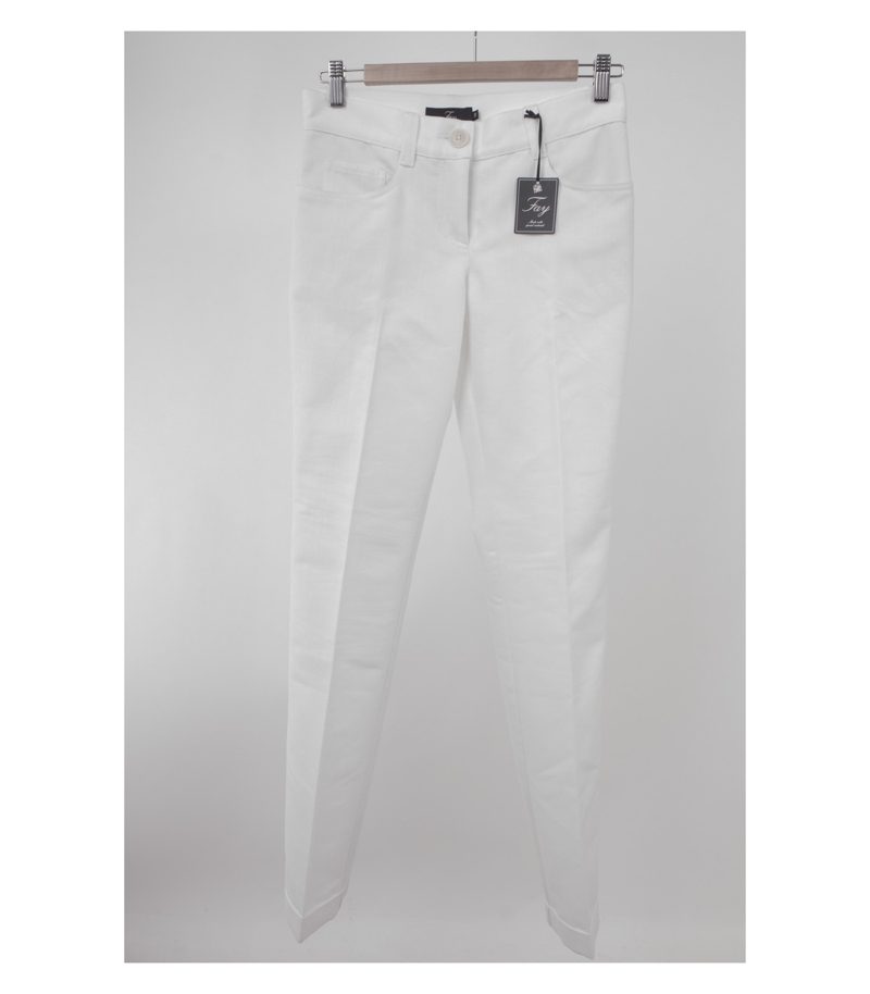 Fay Damen Jeans - Hose Gr. 38 Weiß Neu – Foto 1