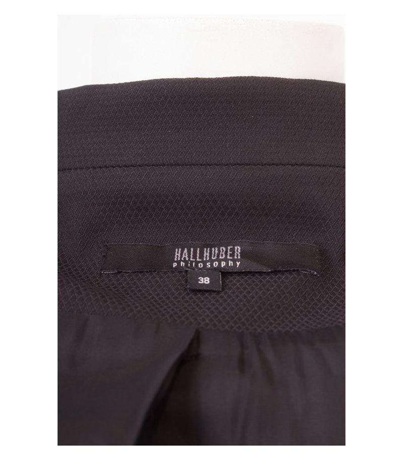 HALLHUBER Damen Mantel Übergangsmantel Gr. DE 38 Schwarz – Foto 5