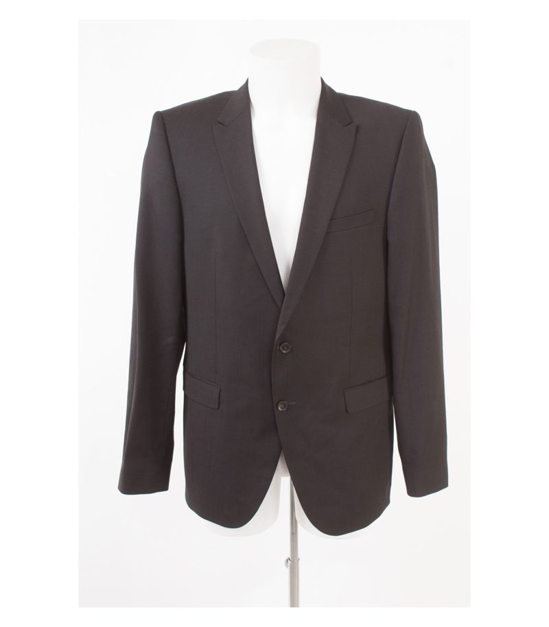 strellson Herren Sakko Gr. 102 Reine Super 100´S Schwarz Wolle – Foto 1