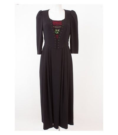 SPORTALM KITZBÜHEL Damen Trachten Kleid Gr. DE 36 Schwarz