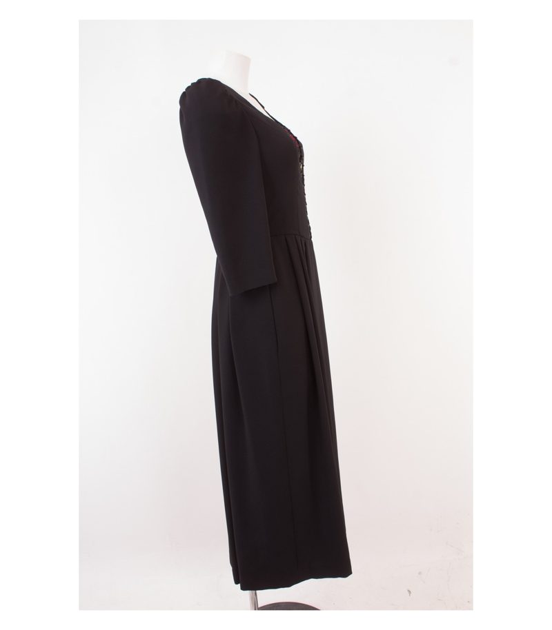 SPORTALM KITZBÜHEL Damen Trachten Kleid Gr. DE 36 Schwarz – Foto 2
