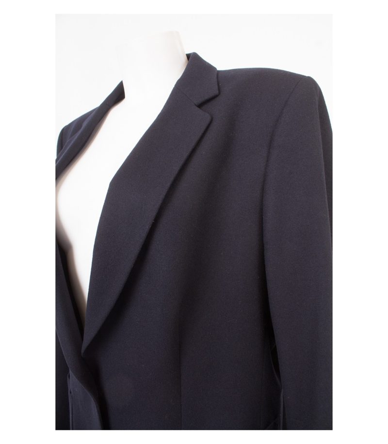 Burberrys Damen Kostüm Gr. 44 (C 88 B Long) Blau Wolle – Foto 4