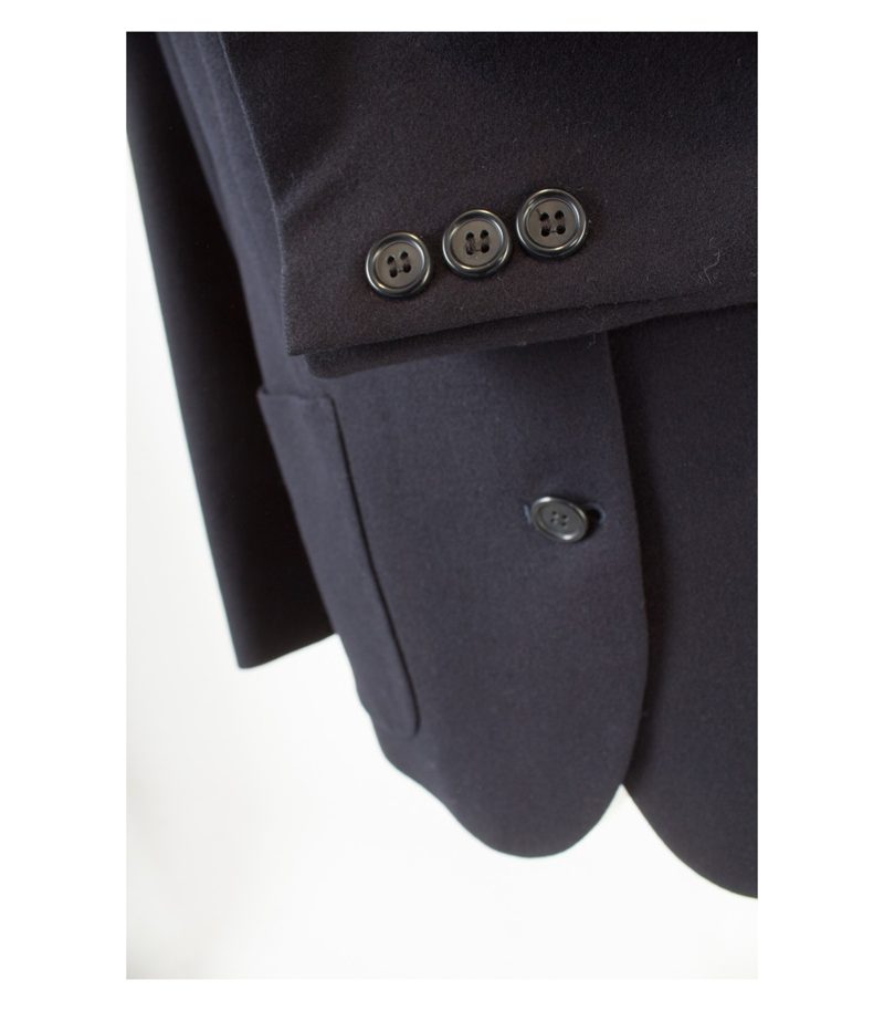 Burberrys Damen Kostüm Gr. 44 (C 88 B Long) Blau Wolle – Foto 5