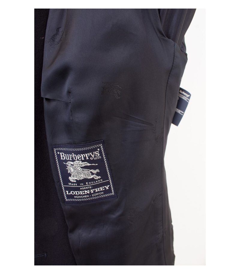 Burberrys Damen Kostüm Gr. 44 (C 88 B Long) Blau Wolle – Foto 7