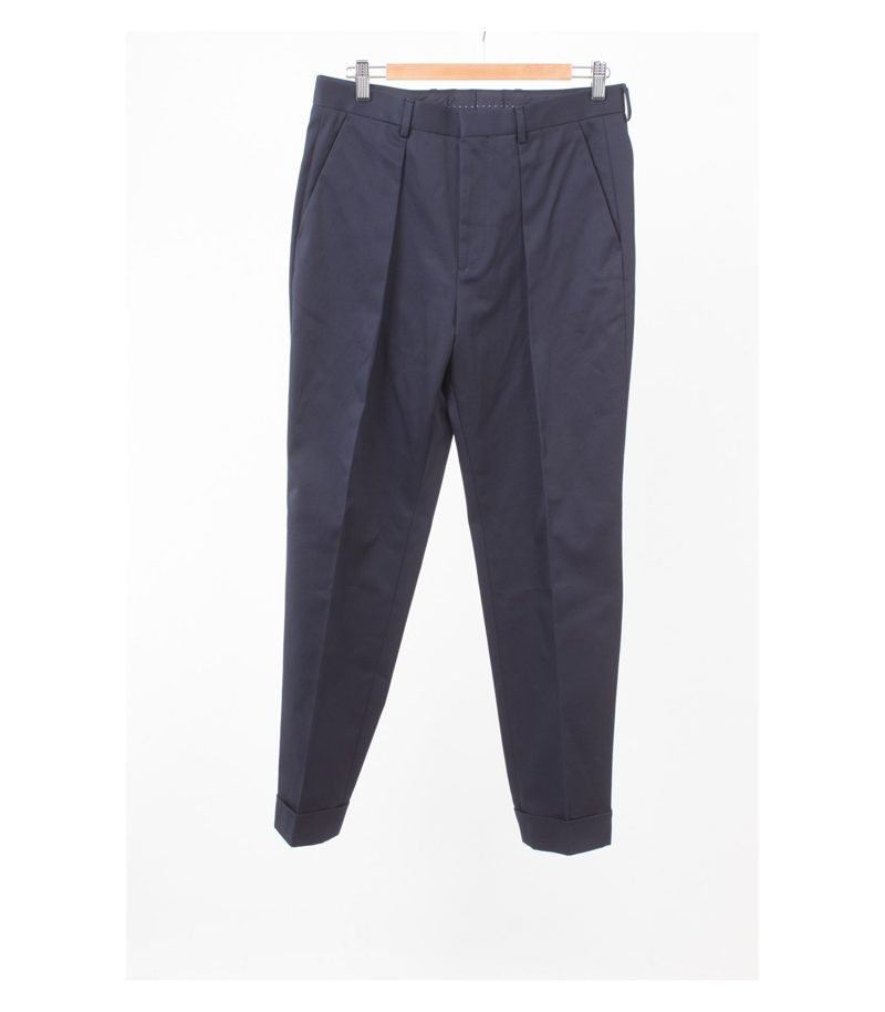 HUGO BOSS Herren Chino - Hose Gr. 94 Blau Baumwolle Neu – Foto 1