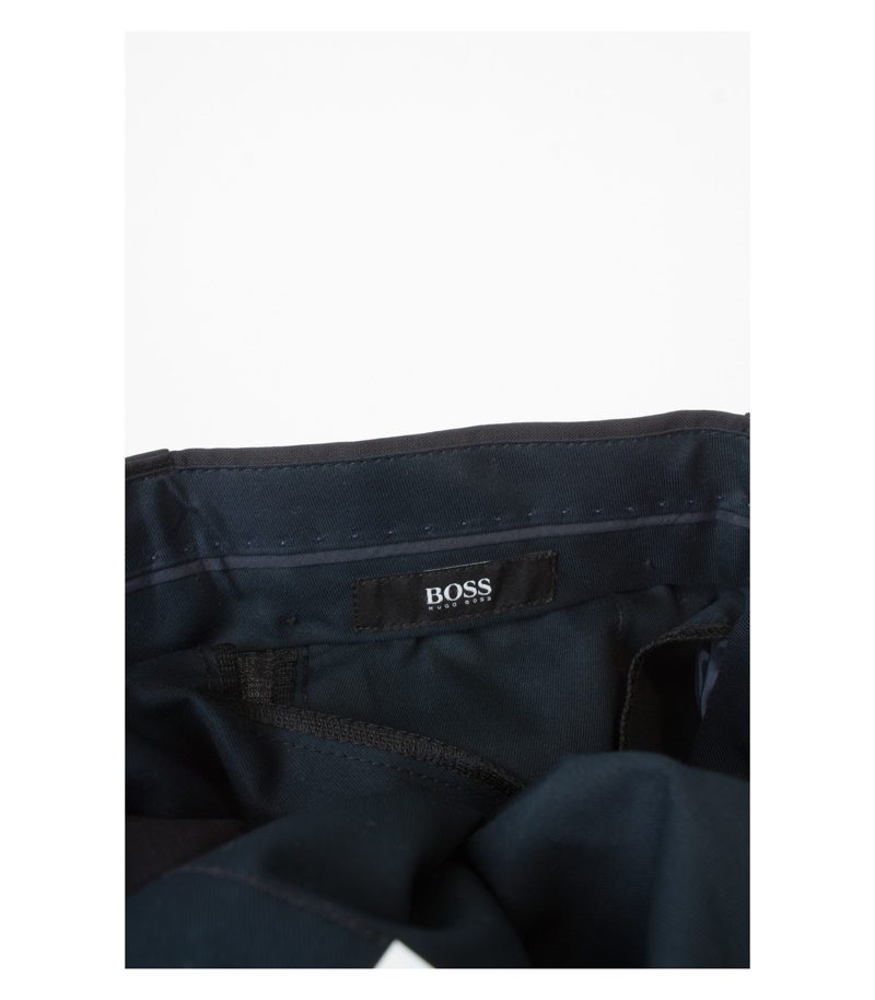 HUGO BOSS Herren Hose Business Anzughose Wollhose Gibson Gr. 90 Blau – Foto 5