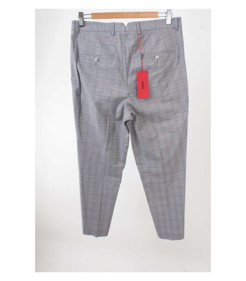 HUGO BOSS Herren Hose Hening182 Gr. 46 Mehrfarbig Baumwolle Neu – Foto 2