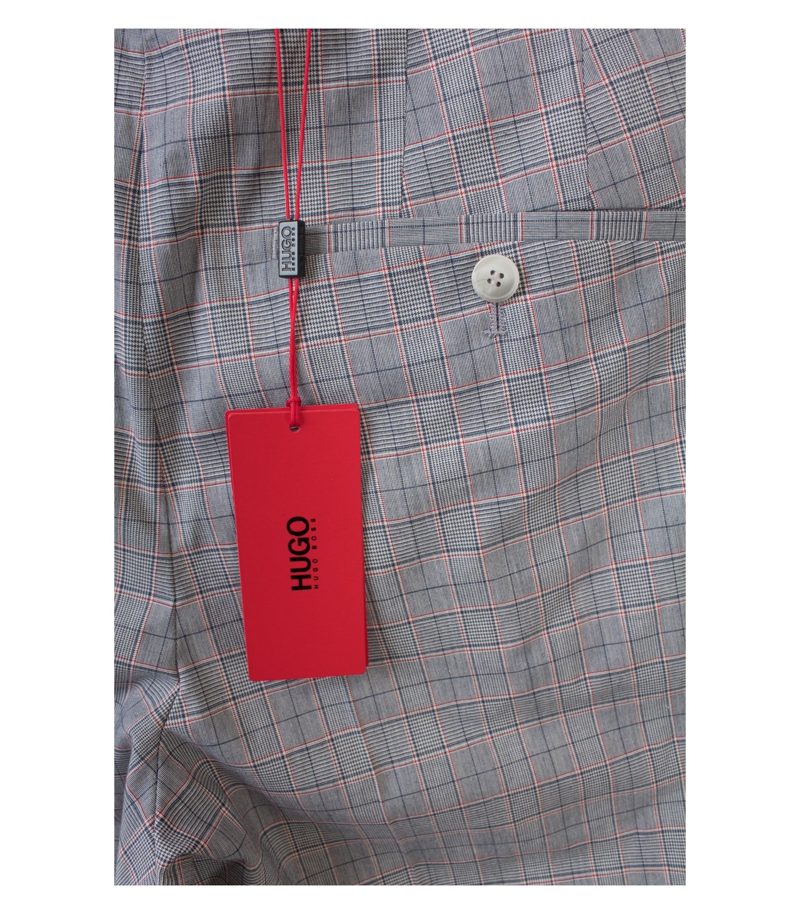 HUGO BOSS Herren Hose Hening182 Gr. 46 Mehrfarbig Baumwolle Neu – Foto 3