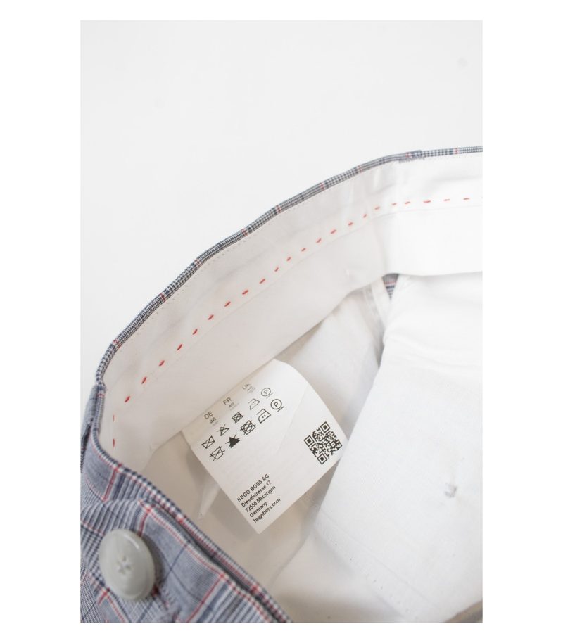 HUGO BOSS Herren Hose Hening182 Gr. 46 Mehrfarbig Baumwolle Neu – Foto 5