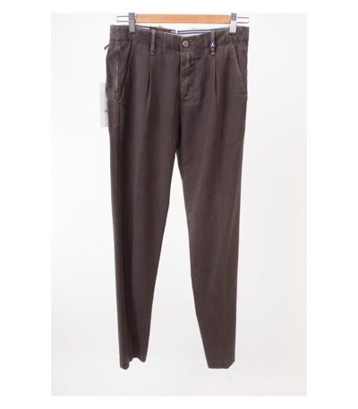 MYTHS Damen Hose Wollhose Reine Gr. IT 44 DE 38 Beigegrau Wolle Neu