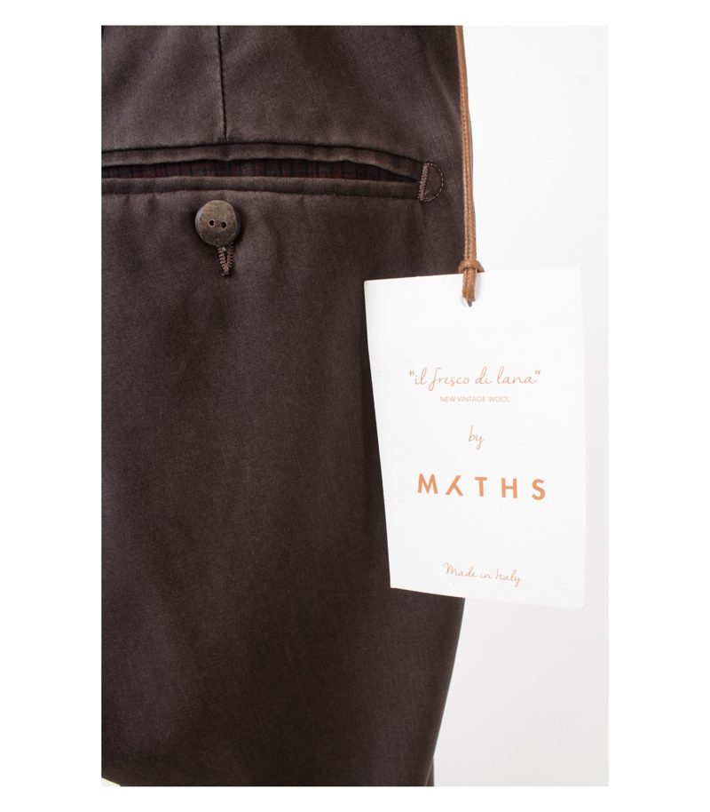MYTHS Damen Hose Wollhose Reine Gr. IT 44 DE 38 Beigegrau Wolle Neu – Foto 3