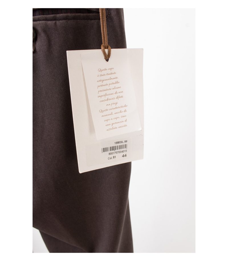MYTHS Damen Hose Wollhose Reine Gr. IT 44 DE 38 Beigegrau Wolle Neu – Foto 4