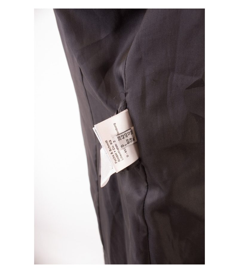 FUCHS SCHMITT Damen Mantel Gr. DE 38 Schwarz-Grau Baumwolle Wolle Alpaka – Foto 8