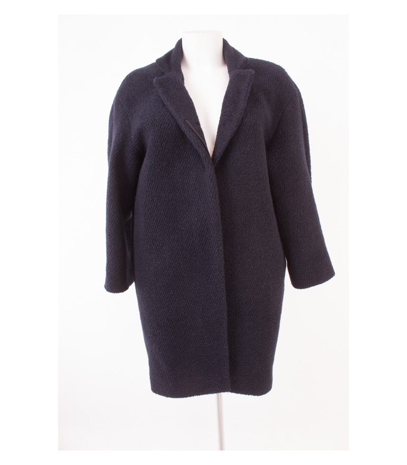 COS Damen Mantel Gr. 34 Blau Wolle – Foto 1