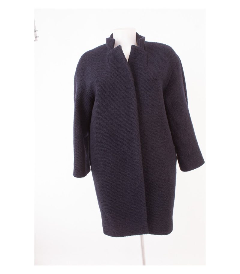 COS Damen Mantel Gr. 34 Blau Wolle – Foto 2