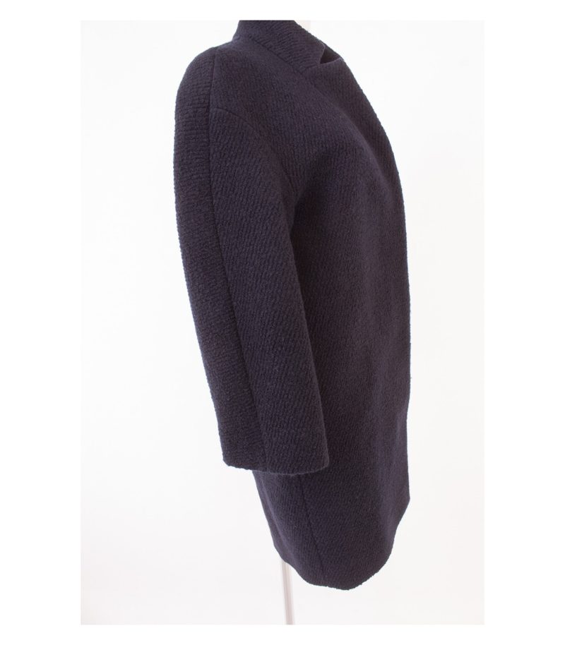 COS Damen Mantel Gr. 34 Blau Wolle – Foto 3