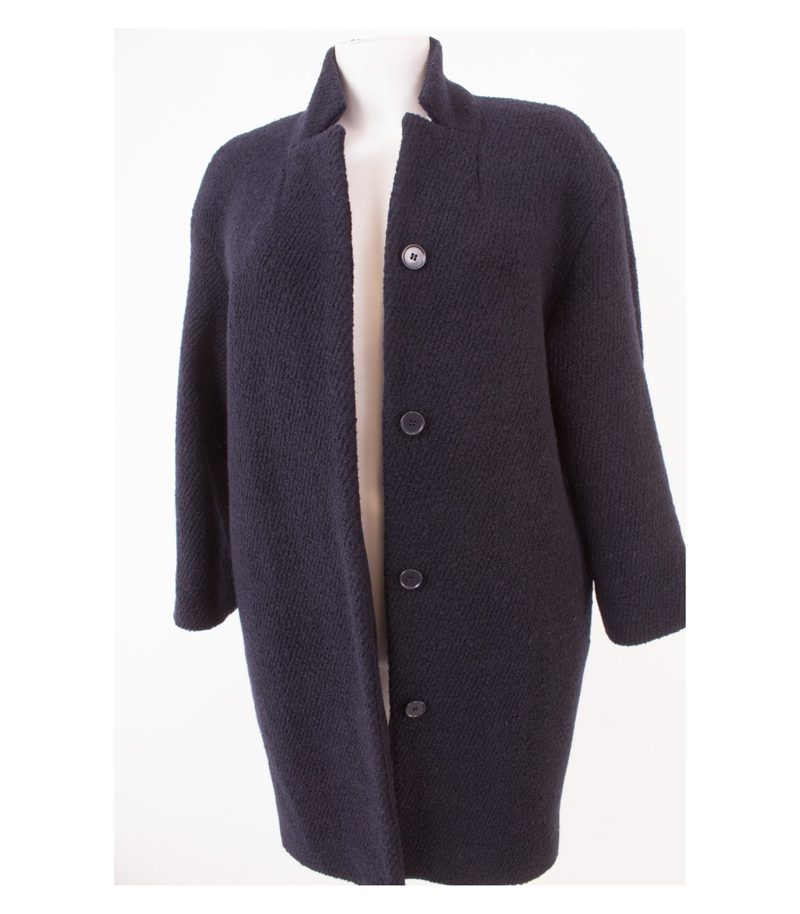 COS Damen Mantel Gr. 34 Blau Wolle – Foto 6