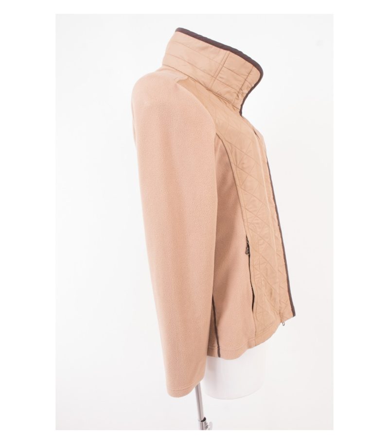 GOLFINO Damen Jacke Fleecejacke Funktionsjacke Gr. DE 44 Beige – Foto 3