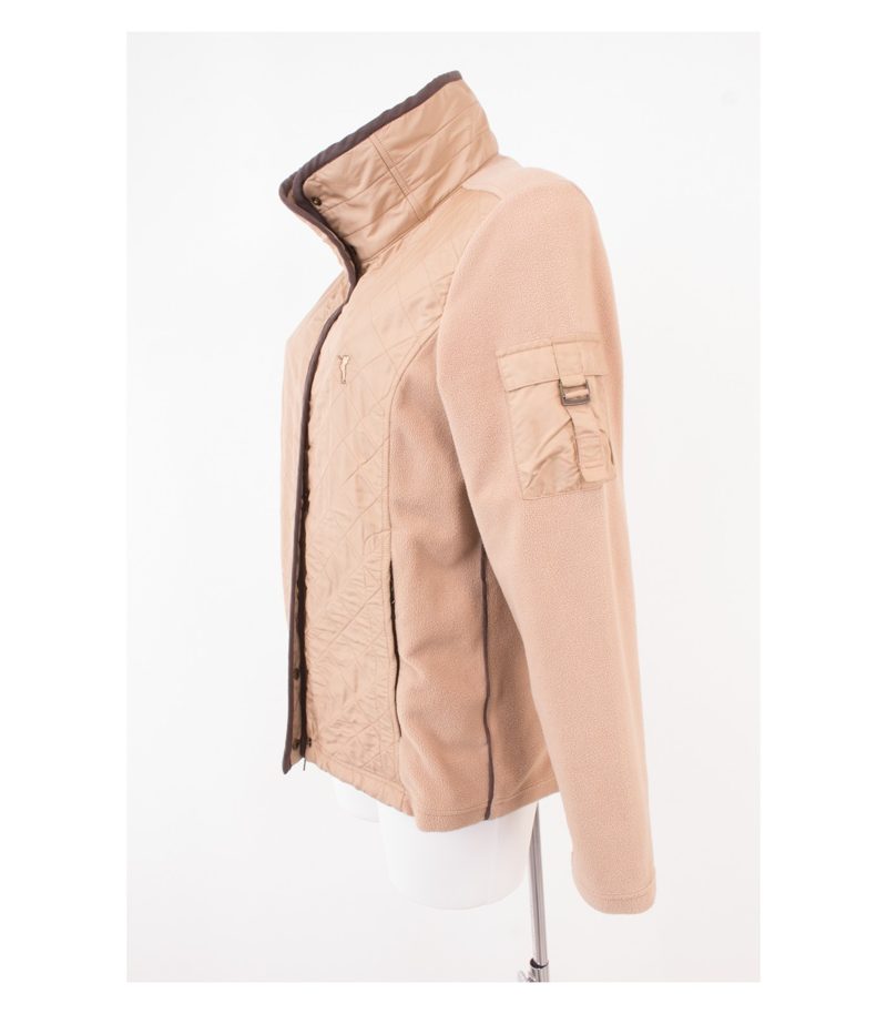 GOLFINO Damen Jacke Fleecejacke Funktionsjacke Gr. DE 44 Beige – Foto 4