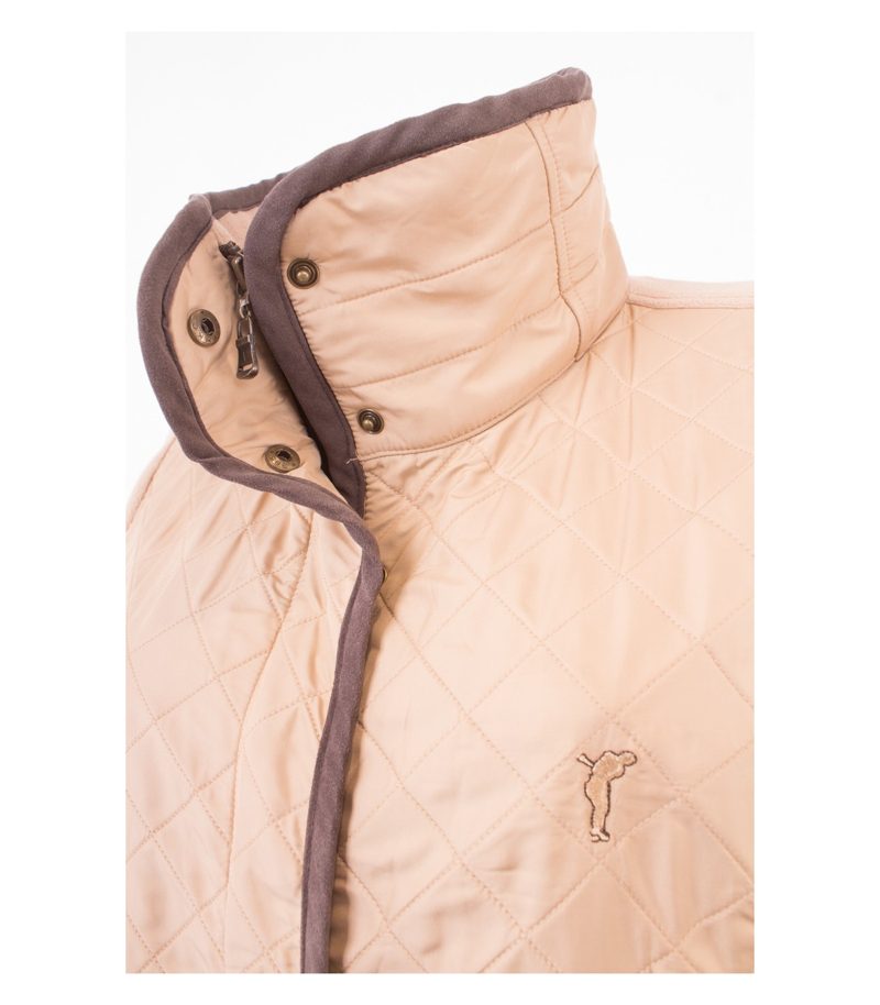 GOLFINO Damen Jacke Fleecejacke Funktionsjacke Gr. DE 44 Beige – Foto 6