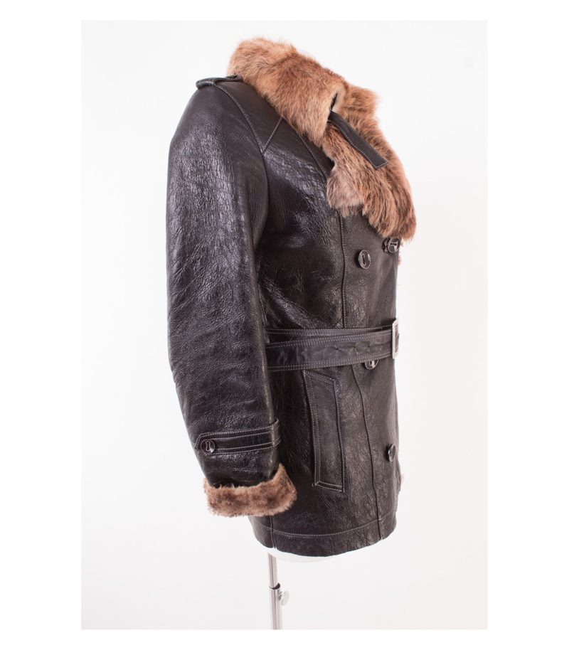 Damen Lederjacke Gr. XS Braun Leder – Foto 4