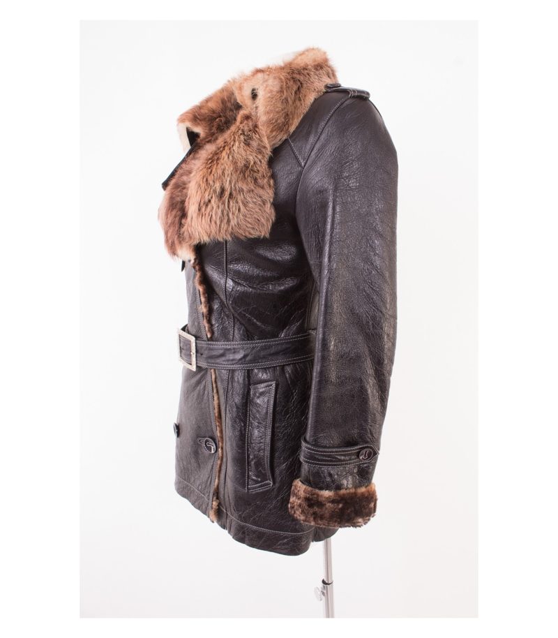 Damen Lederjacke Gr. XS Braun Leder – Foto 5