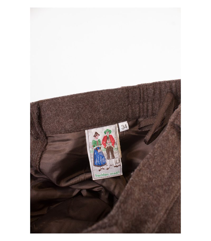 Trachten-Mad´l Damen Trachten Hose Wollhose Gr. DE 34 – Foto 6